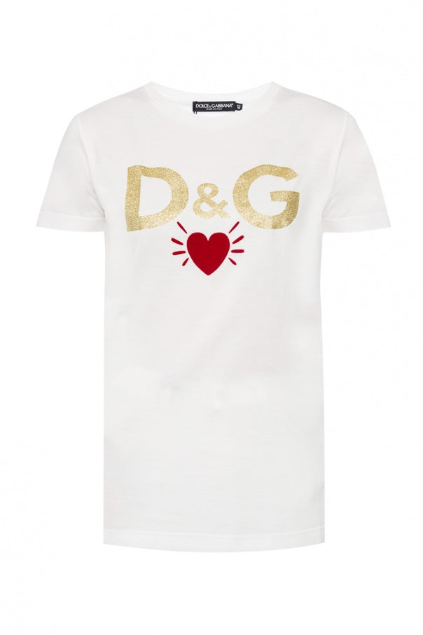 Dolce & Gabbana Dolce & Gabbana Womens White Logo T-shirt - Buy Dolce &  Gabbana Online at Sunset Boutique