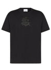 Burberry Tristan Embroidered EKD Equestrian Knight Design T-Shirt - Premium T-Shirt from Burberry - Just $495! Shop now at Sunset Boutique