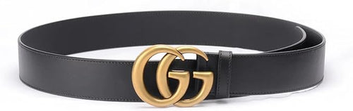 Gucci Men's Black Leather Belt with Double G Buckle - Premium Belts from Gucci - Just $525! Shop now at Sunset Boutique