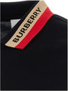 Burberry Contrast Collar Cotton Piqué Polo Shirt