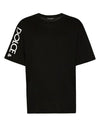 Dolce & Gabbana Lateral Logo Cotton jersey T-shirt with Dolce & Gabbana print, Black - Premium T-Shirt from Dolce & Gabbana - Just $395! Shop now at Sunset Boutique
