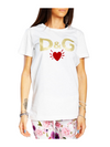 Dolce & Gabbana Womens White Logo T-shirt - Premium T-shirts from Dolce & Gabbana - Just $295! Shop now at Sunset Boutique