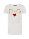 Dolce & Gabbana Womens White Logo T-shirt - Premium T-shirts from Dolce & Gabbana - Just $295! Shop now at Sunset Boutique