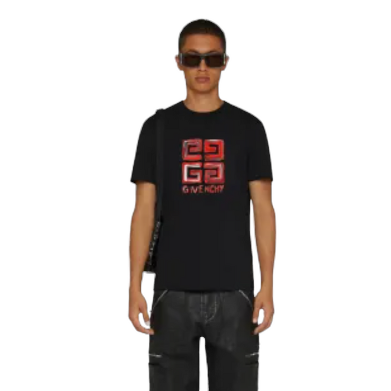 Givenchy 4G Multicolor Slim Fit T-shirt in cotton, Black - Premium Men T-Shirt from Givenchy - Just $595! Shop now at Sunset Boutique