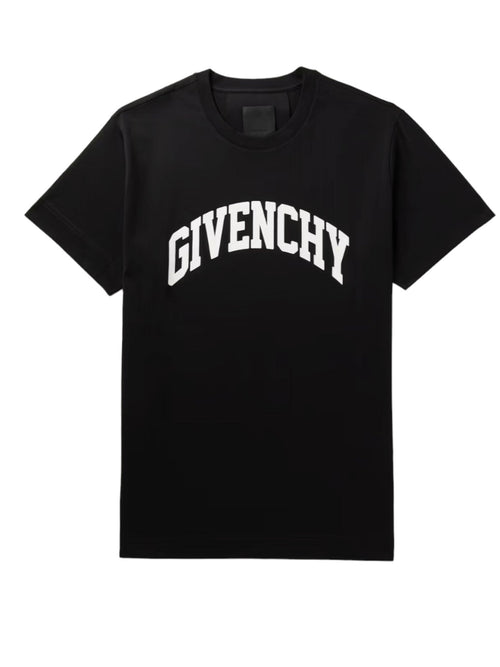 Givenchy Printed College Style Logo T-Shirt, Black - Premium T-Shirt from Givenchy - Just $325! Shop now at Sunset Boutique