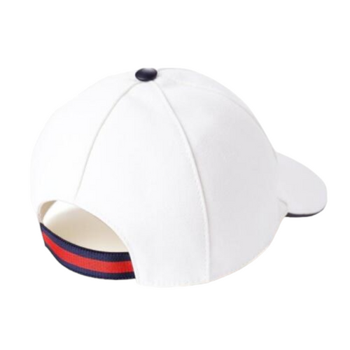 Gucci White Cotton Canvas Hat with embroidered Interlocking GG logo,  Size Large - Premium Hat from Gucci - Just $445! Shop now at Sunset Boutique