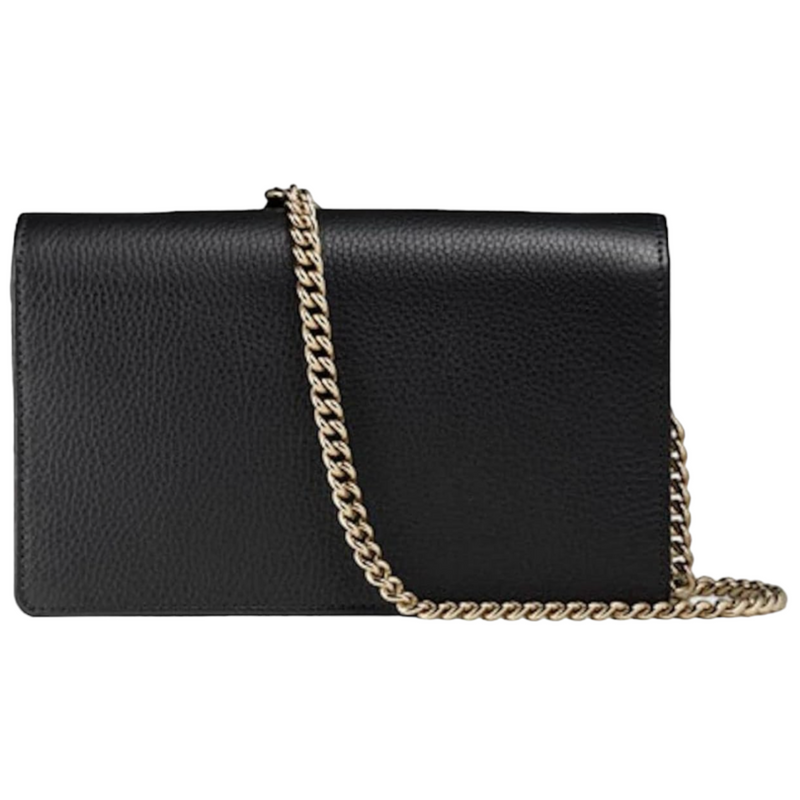 Gucci Soho Mini Chain Bag, Black