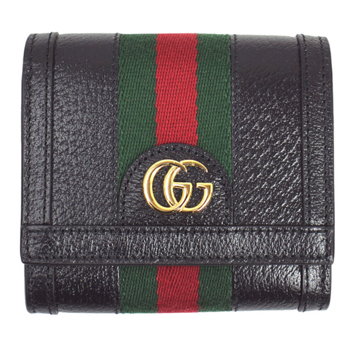 Gucci Ophidia GG Small Flap Wallet, Black - Premium Wallets from Gucci - Just $795! Shop now at Sunset Boutique
