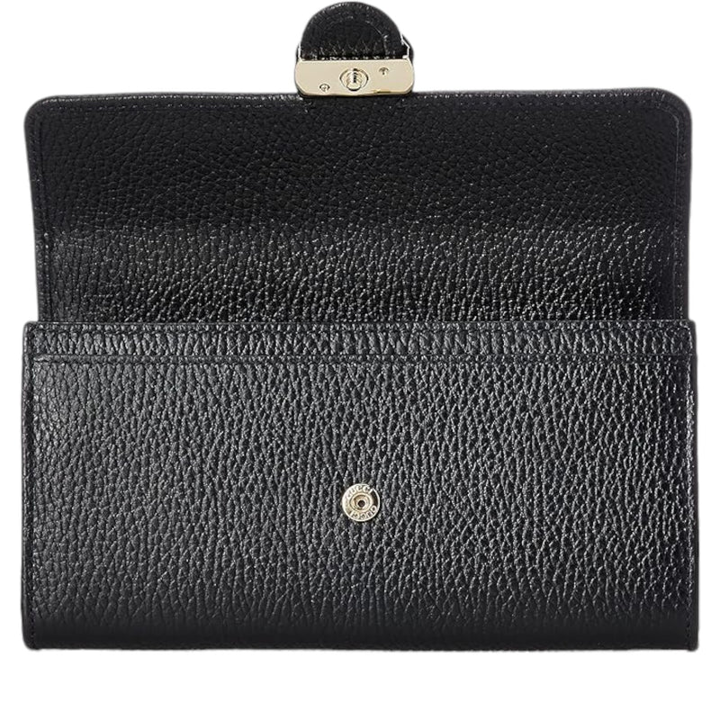 Gucci  Interlocking GG Hardware Dollar Leather Long Wallet, Black - Premium Wallet from Gucci - Just $795! Shop now at Sunset Boutique