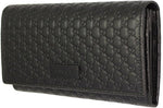 Gucci Microguccissima Leather Long Wallet, Black - Premium Wallet from Gucci - Just $745! Shop now at Sunset Boutique