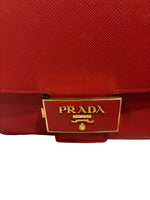 Prada 1BD217 Crossbody Bag Saffiano Leather, Fire Red - Premium Bags Shoulder bags from Prada - Just $2995! Shop now at Sunset Boutique