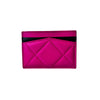 Alexander McQueen Nappa Quilt McQueen Graffiti Women Card Holder, Hot Pink/ Black - Premium Card Case from Alexander McQueen - Just $295! Shop now at Sunset Boutique