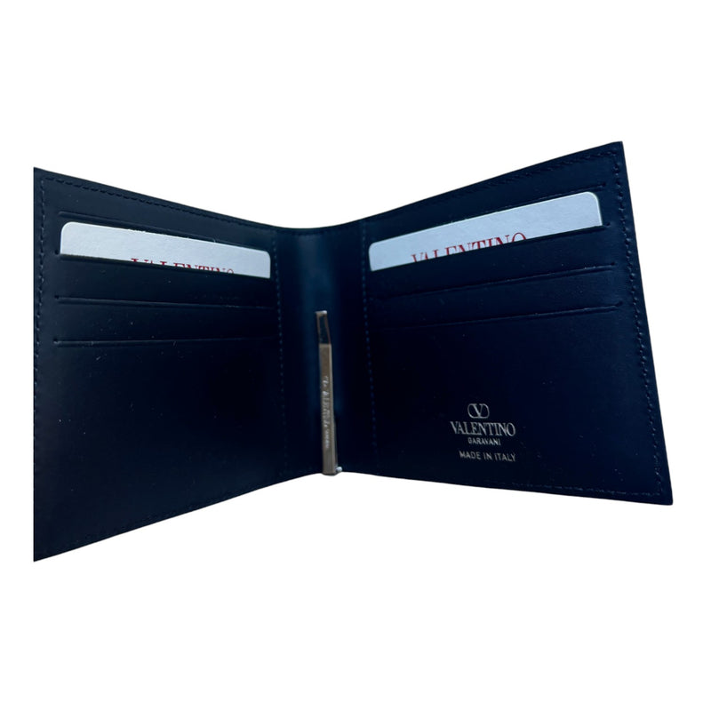 Valentino VLTN Money Clip Bifold Wallet, Black - Premium Wallet from Valentino - Just $495! Shop now at Sunset Boutique