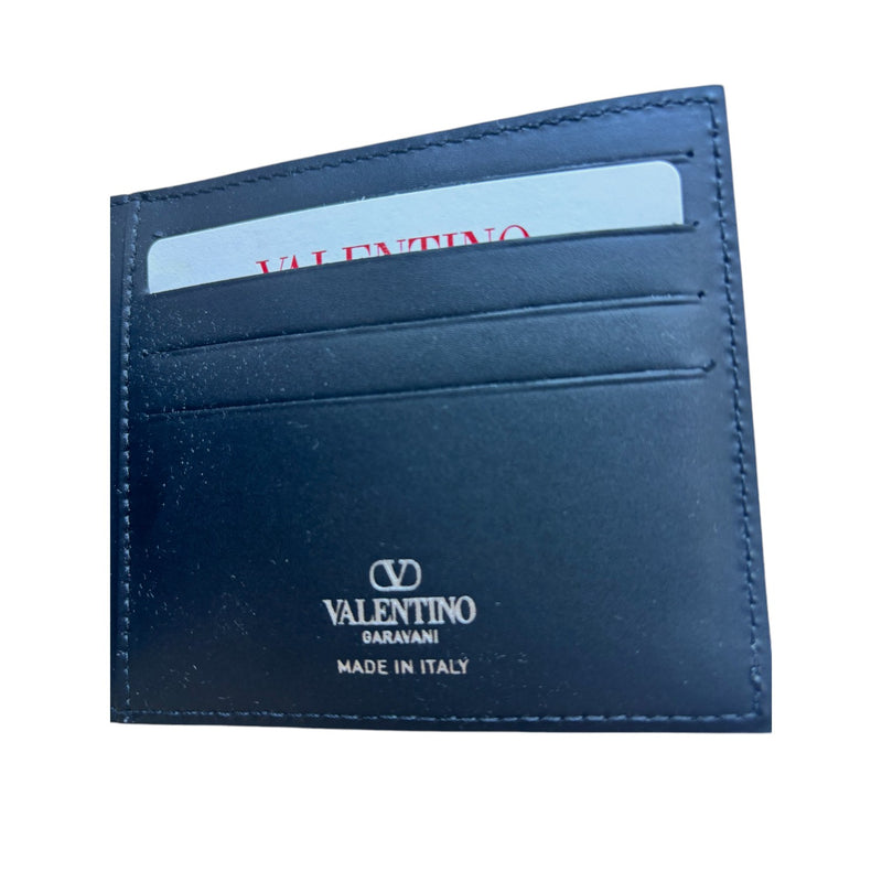 Valentino VLTN Money Clip Bifold Wallet, Black - Premium Wallet from Valentino - Just $495! Shop now at Sunset Boutique