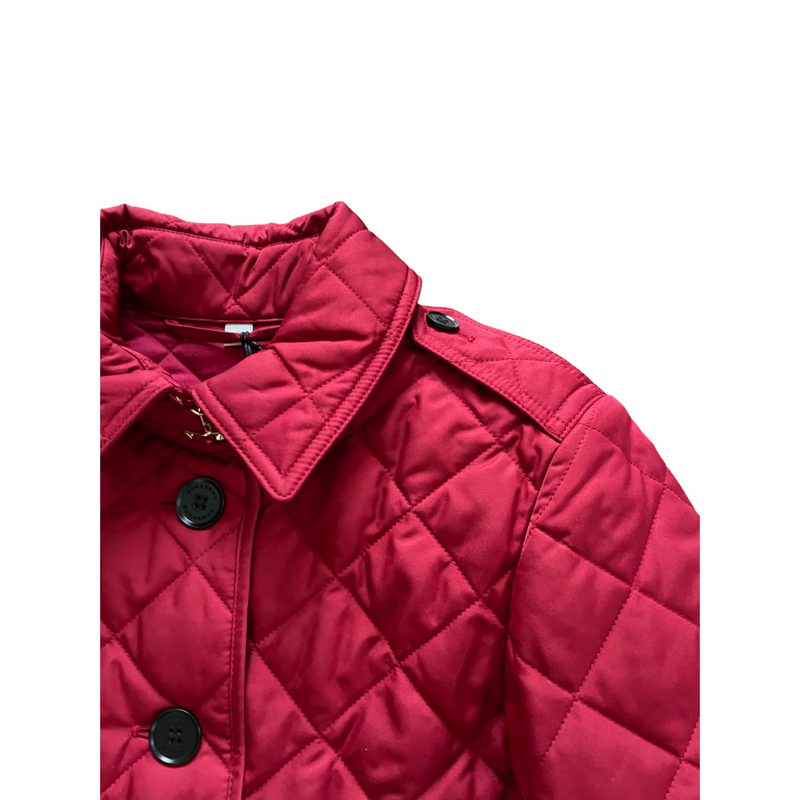 Burberry Women Quilted Thermoregulated Jacket, Red - Premium Jacket from Burberry - Just $975! Shop now at Sunset Boutique