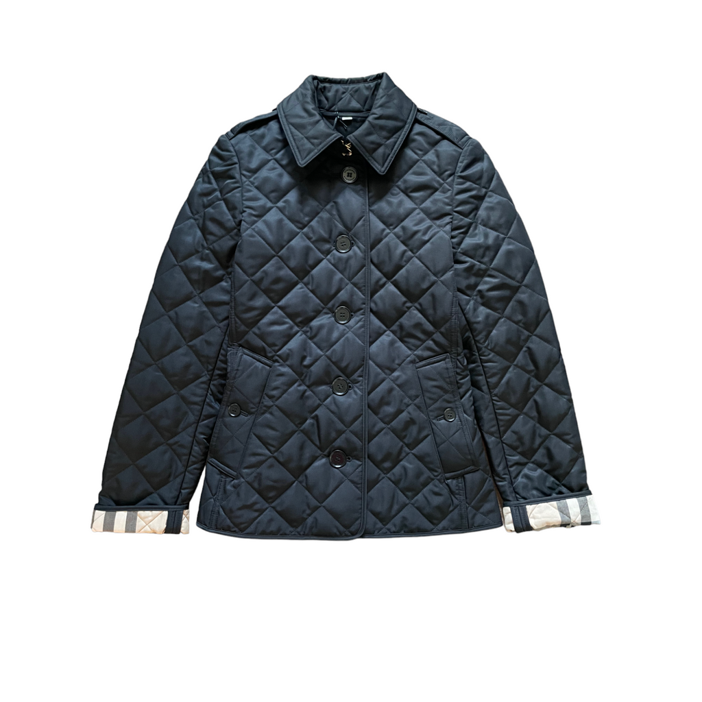 Burberry Baby Black Quilted Jacket