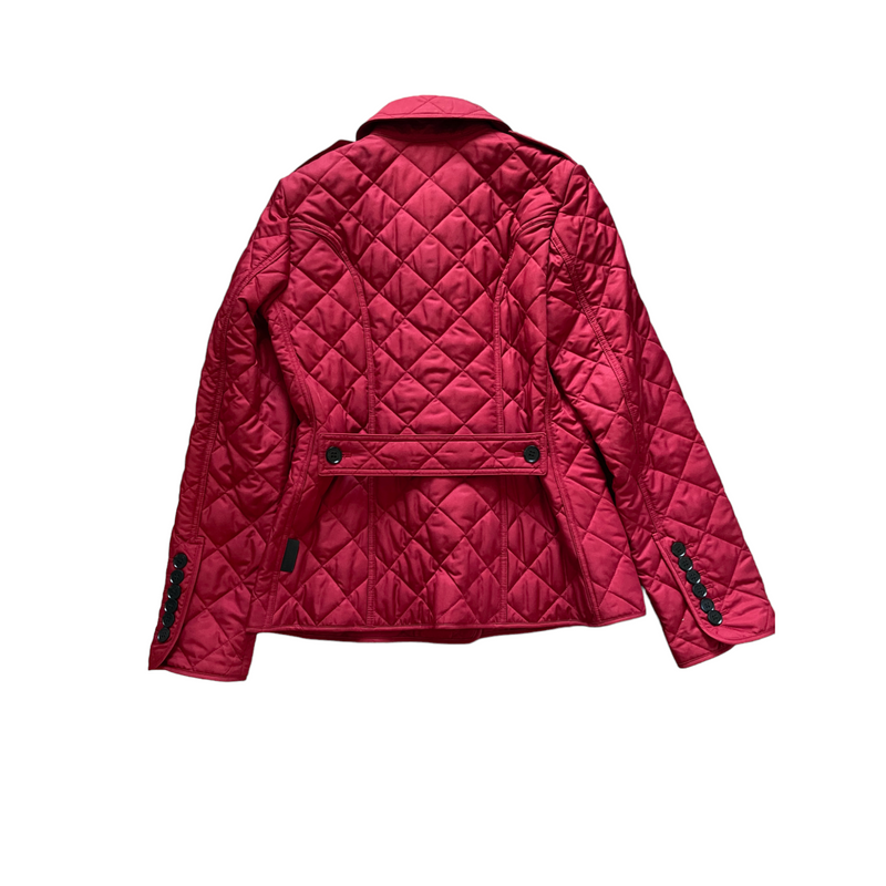 Burberry Women Quilted Thermoregulated Jacket, Red