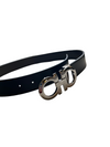 Salvatore Ferragamo Reversible/Adjustable Belt Polished Silver Buckle - Premium Belts from SALVATORE FERRAGAMO - Just $525! Shop now at Sunset Boutique