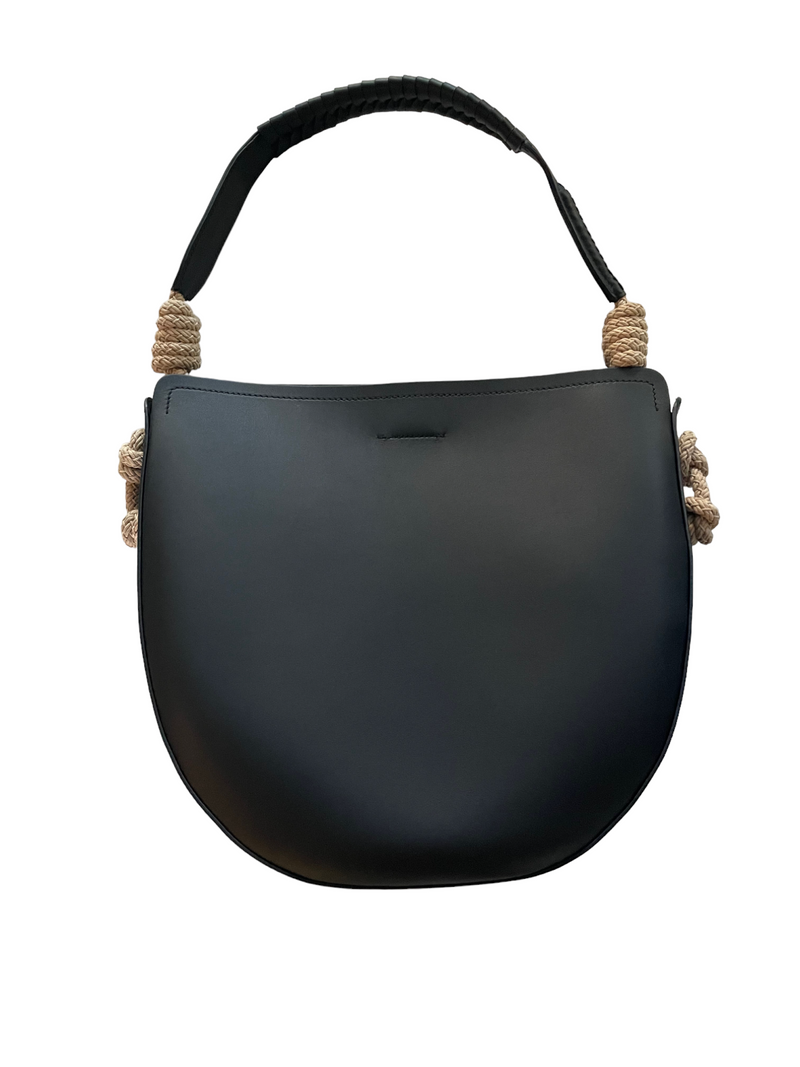 Prada Shoulder Bag Vitello Lux Leather, Black
