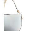 Prada Shoulder Bag Vitello Lux Leather, White/Black