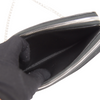 Prada 1DH010, Triangular Stitching Diagramme Mini Bag,  Black