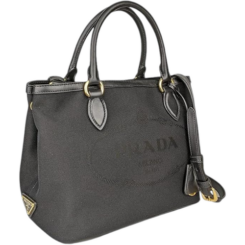 Prada Nylon Jacquard Logo Crossbody Bag, Black - Premium Handbag from Prada - Just $1995! Shop now at Sunset Boutique