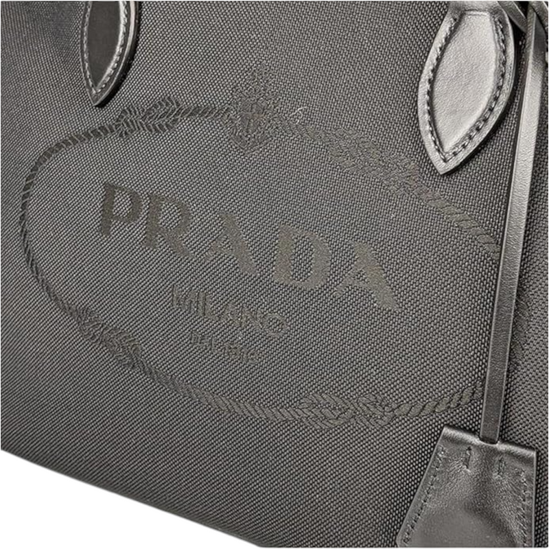 Prada Nylon Jacquard Logo Crossbody Bag, Black - Premium Handbag from Prada - Just $1995! Shop now at Sunset Boutique