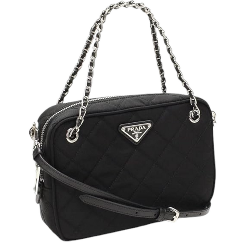 Prada  Nylon Quilted Medium Crossbody Bag, Black - Premium Handbag from Prada - Just $1995! Shop now at Sunset Boutique