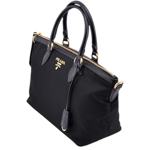 Prada Nylon Satchel Handbag, Black - Premium Handbag from Prada - Just $2095! Shop now at Sunset Boutique