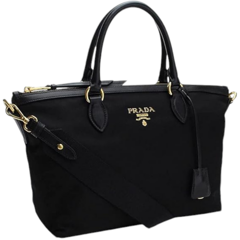 Prada Nylon Satchel Handbag, Black - Premium Handbag from Prada - Just $2095! Shop now at Sunset Boutique