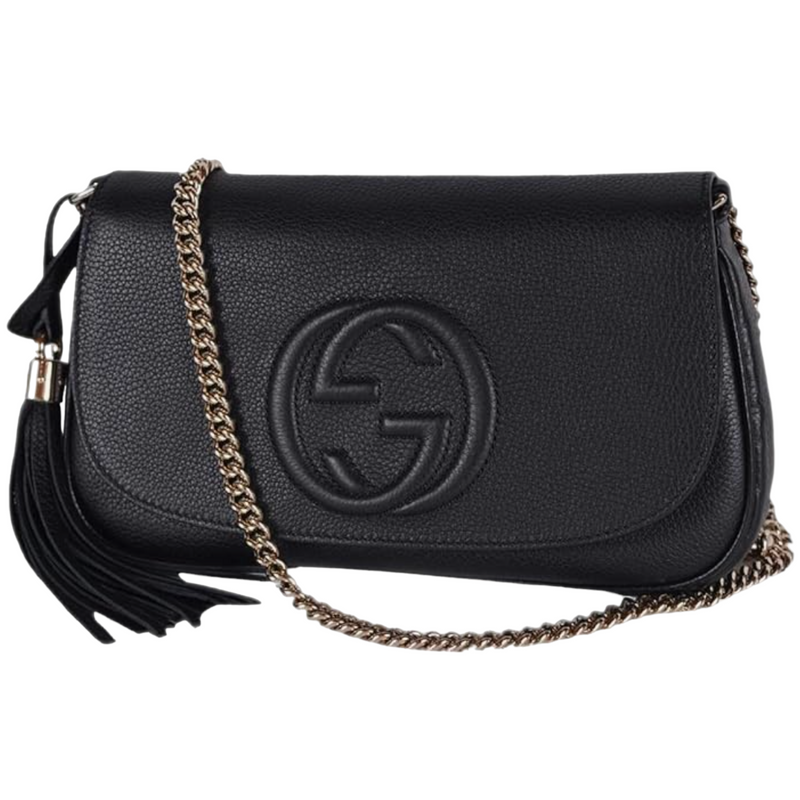 Gucci Soho Cellarius Medium Shoulder Bag, Black - Premium Bags Shoulder bags from Gucci - Just $1645! Shop now at Sunset Boutique
