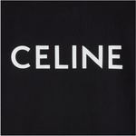Celine Women Loose T-Shirt In Cotton Jersey with white logo, Black - Premium Women T-Shirt from Celine - Just $590! Shop now at Sunset Boutique