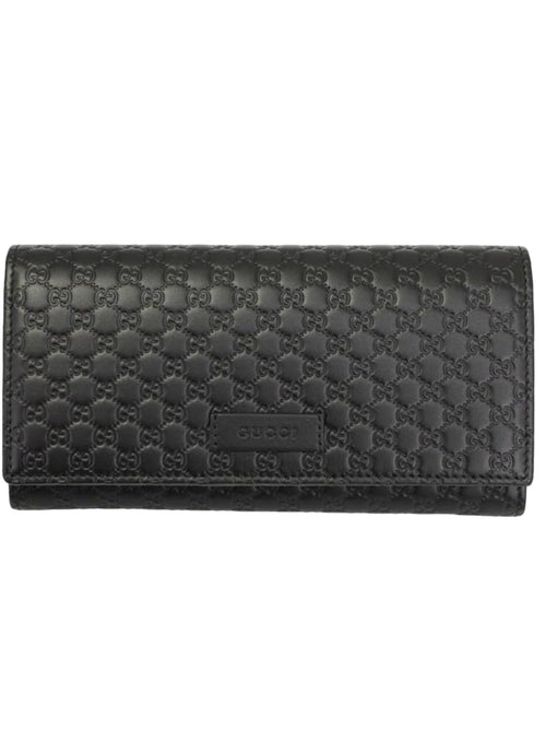 Gucci Microguccissima Leather Long Wallet, Black - Premium Wallet from Gucci - Just $745! Shop now at Sunset Boutique