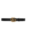 Gucci GG Marmont Men Thin Belt, Black - Premium Belt from Gucci - Just $520! Shop now at Sunset Boutique