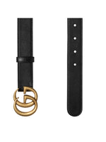 Gucci GG Marmont Men Thin Belt, Black - Premium Belt from Gucci - Just $520! Shop now at Sunset Boutique