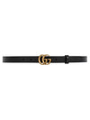 Gucci GG Marmont Ladies Thin Belt, Black - Premium Belt from Gucci - Just $420! Shop now at Sunset Boutique