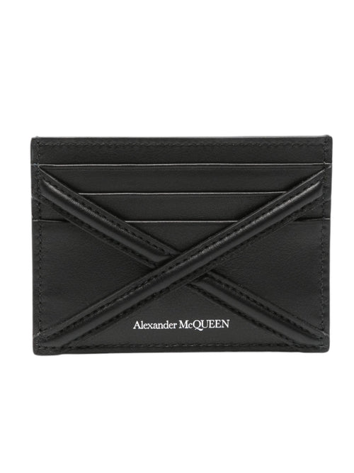 Alexander McQueen The Harness Men's Card Holder, Black - Premium Card Case from Alexander McQueen - Just $345! Shop now at Sunset Boutique