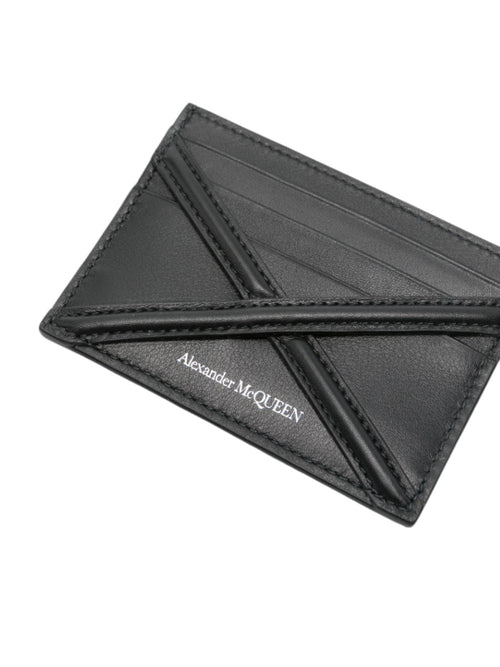 Alexander McQueen The Harness Men's Card Holder, Black - Premium Card Case from Alexander McQueen - Just $345! Shop now at Sunset Boutique