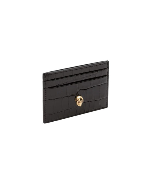 Alexander McQueen Women's Skull Card Holder, Black - Premium Card Case from Alexander McQueen - Just $345! Shop now at Sunset Boutique