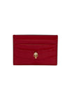 Alexander McQueen Women's Skull Card Holder, Red - Sunset Boutique