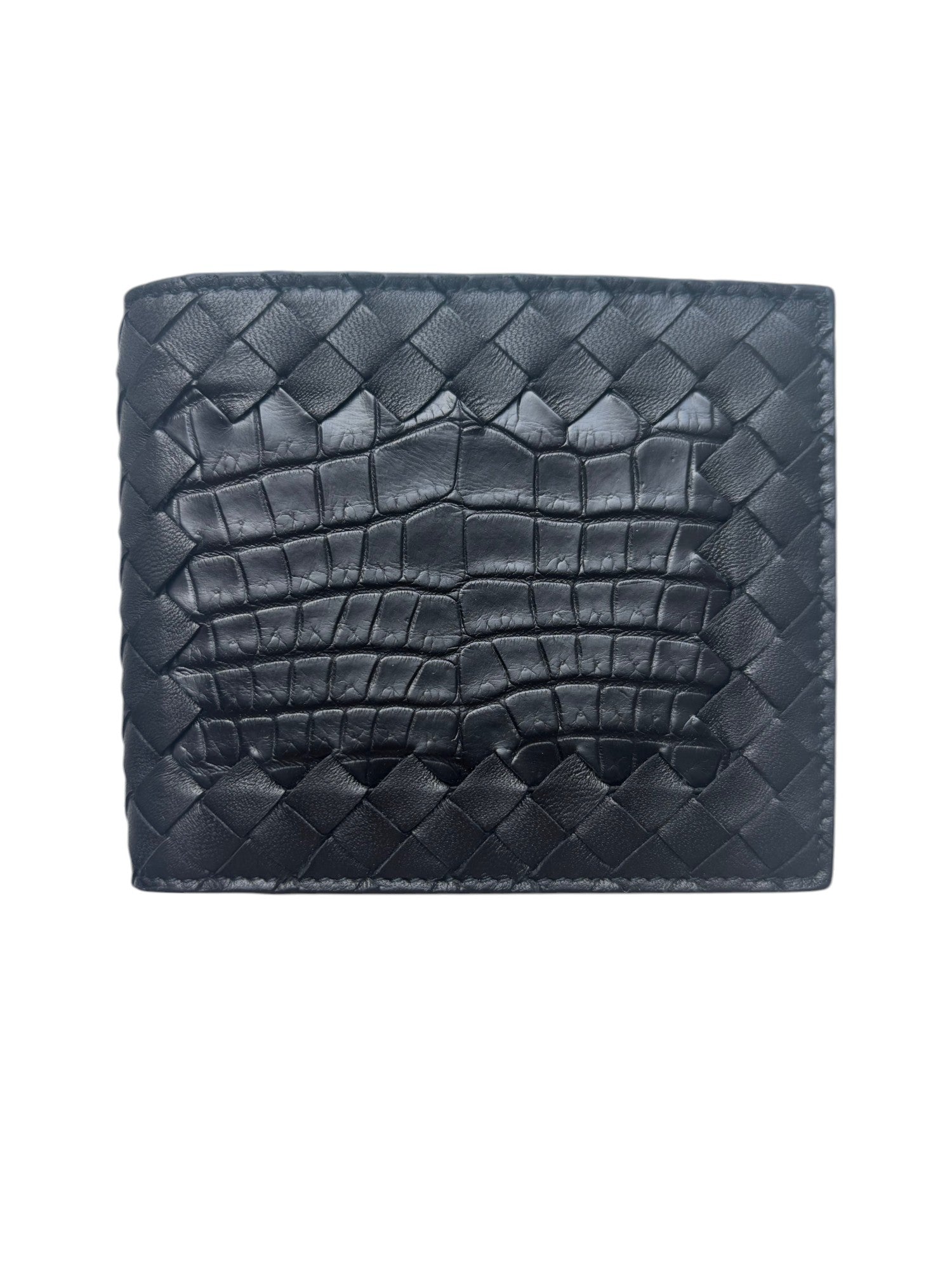長財布 BOTTEGA VENETA BLACK NAPPA LEATHER WALLET BOTTEGA VENETA Nappa Intrecciato Double Zip Clutch Wallet