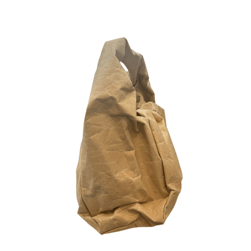 Bottega Veneta Kraft - Paper - Like Shoulder Pouch, Tan - Sunset Boutique