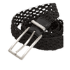 Bottega Veneta Macramé Woven Belt, Black - Sunset Boutique