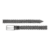 Bottega Veneta Macramé Woven Belt, Black - Sunset Boutique