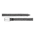 Bottega Veneta Macramé Woven Belt, Black - Sunset Boutique
