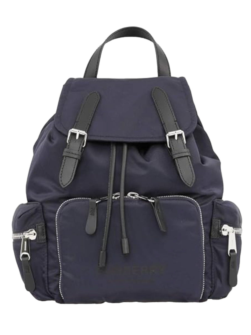 Burberry Medium Nylon 'Rucksack' Backpack, Navy - Sunset Boutique