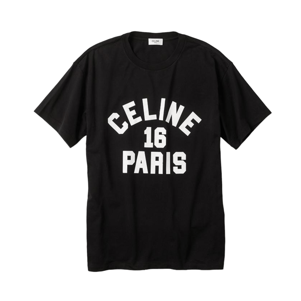 Celine 16 Paris Men T-Shirt, Black - Sunset Boutique