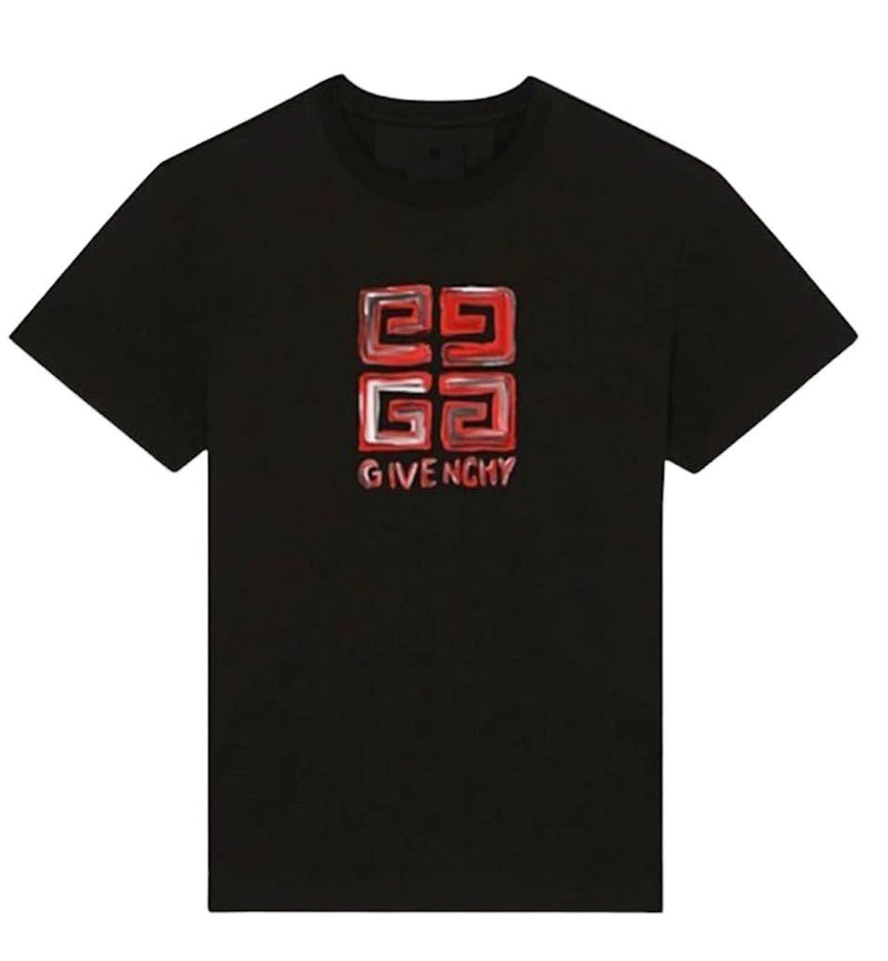 Givenchy 4G Multicolor Slim Fit T-shirt in cotton, Black B - Sunset Boutique