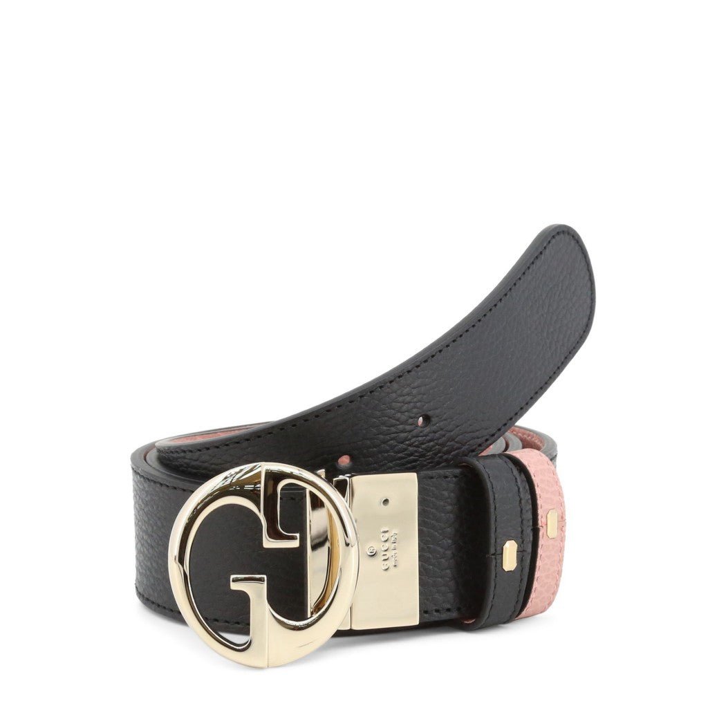 GUCCI GG Interlocking Buckle Reversible Black/Pink Belt  display picture 2