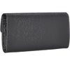 Gucci Interlocking GG Hardware Dollar Leather Long Wallet, Black - Sunset Boutique